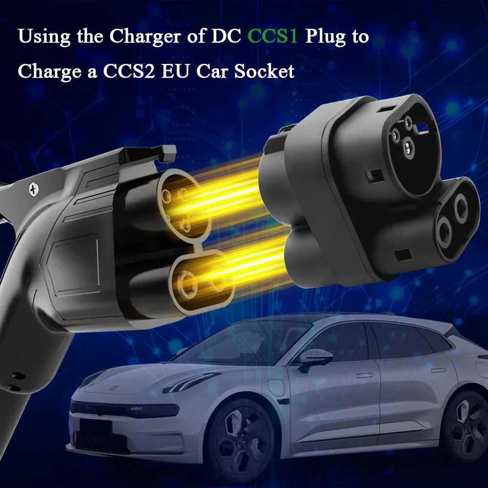 Kolanky 250A CCS1 к CCS2 EV Адаптер Быстрая зарядка от электромобилей CCS1 к CCS2 Зарядное устройство для электромобилей Адаптер постоянного тока Общественная зарядная станция 
Kolanky 250A CCS1 к CCS2 EV Адаптер Быстрая зарядка от электромобилей CCS1 к CCS2 Зарядное устройство для электромобилей Адаптер постоянного тока Общественная зарядная станция