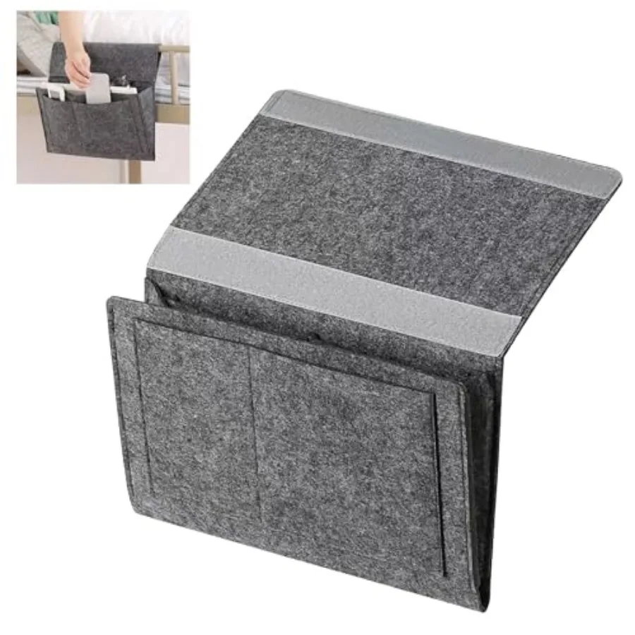 Bedside Caddy, 5 Pockets Felt Bedside Storage Organizer, Hanging Storage Organizer for Home Bedroom Living Room College Dorm Be
Bedside Caddy, 5 Pockets Felt Bedside Storage Organizer, Hanging Storage Organizer for Home Bedroom Living Room College Dorm Be