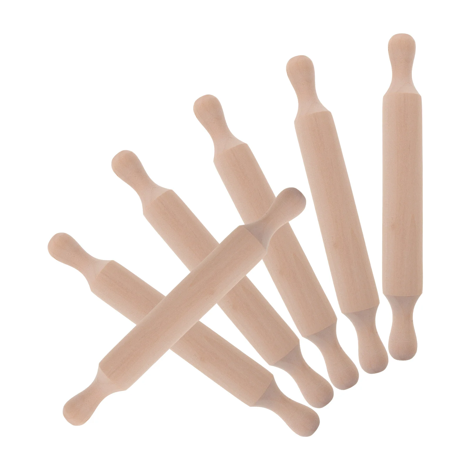 6 Pcs Mini Rolling Pin Children Rolling-pins Plaything Small Sticks Clay for Kids Kitchen Tools Christmas House Model
6 Pcs Mini Rolling Pin Children Rolling-pins Plaything Small Sticks Clay for Kids Kitchen Tools Christmas House Model