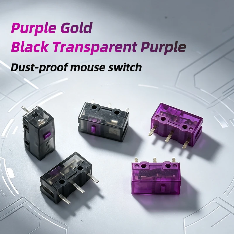 KaiLong Mouse Micro Switch Purple Gold Pink Dot 150 Millions Click Lifetime Black Transparent 100Millions Click Lifetime
KaiLong Mouse Micro Switch Purple Gold Pink Dot 150 Millions Click Lifetime Black Transparent 100Millions Click Lifetime