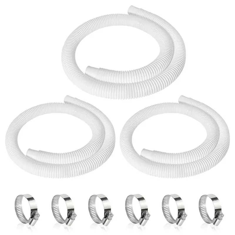 ABMV-3Pcs 1.25In Pool Hose,59In Long Accessory Pool Pump Hoses For 1-1/4In Diameter All Above Ground Pool Filter Pumps Easy Inst
ABMV-3Pcs 1.25In Pool Hose,59In Long Accessory Pool Pump Hoses For 1-1/4In Diameter All Above Ground Pool Filter Pumps Easy Inst