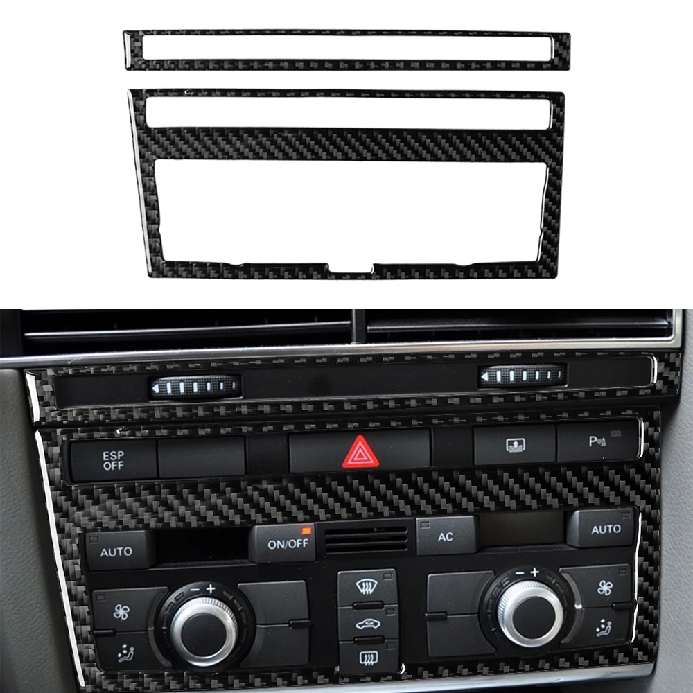 Наклейка для Audi A6 2005-2011, наклейка на панель CD кондиционера, аксессуары для салона автомобиля, углеродное волокно
Наклейка для Audi A6 2005-2011, наклейка на панель CD кондиционера, аксессуары для салона автомобиля, углеродное волокно