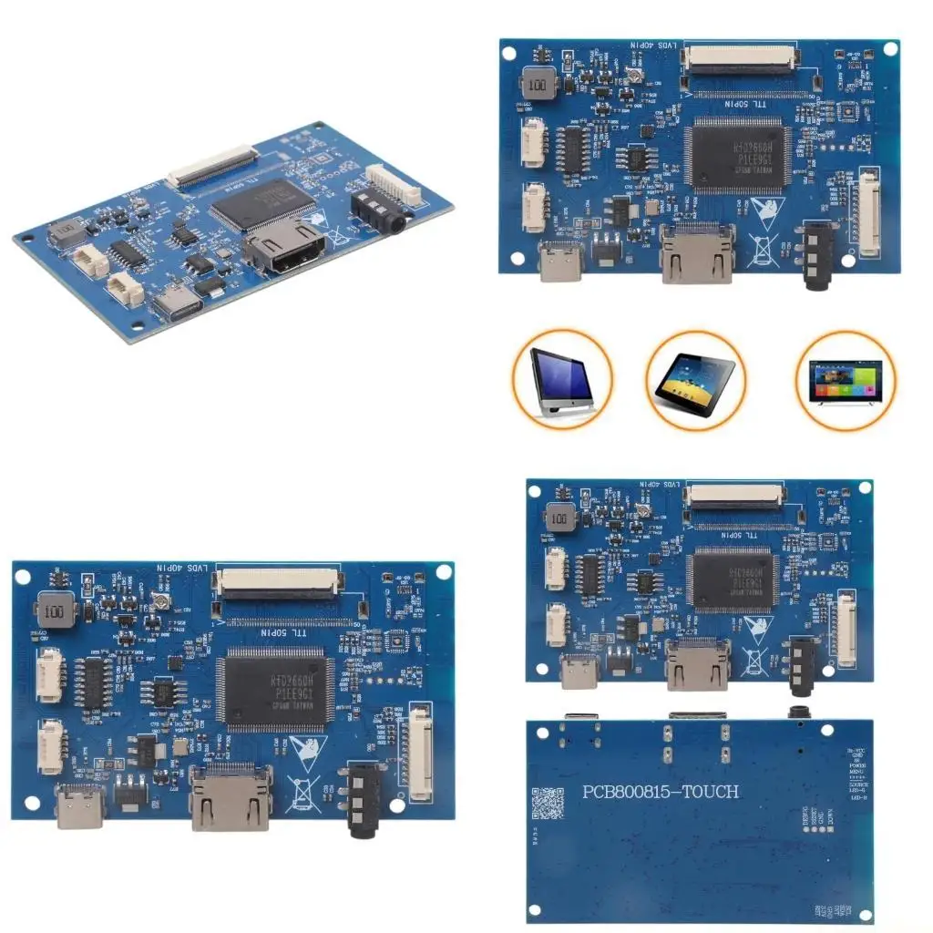 E56B 40-контактная плата драйвера LVDS, плата модуля контроллера ЖК-экрана, 1-канальная для дисплеев размером 7 дюймов и 8
E56B 40-контактная плата драйвера LVDS, плата модуля контроллера ЖК-экрана, 1-канальная для дисплеев размером 7 дюймов и 8