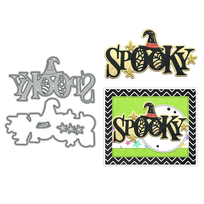 Halloween Series Spooky Cutting Dies DIY Scrapbooking Supplies Metal Dies Knife Mold For Card Making Albums Decor
Halloween Series Spooky Cutting Dies DIY Scrapbooking Supplies Metal Dies Knife Mold For Card Making Albums Decor