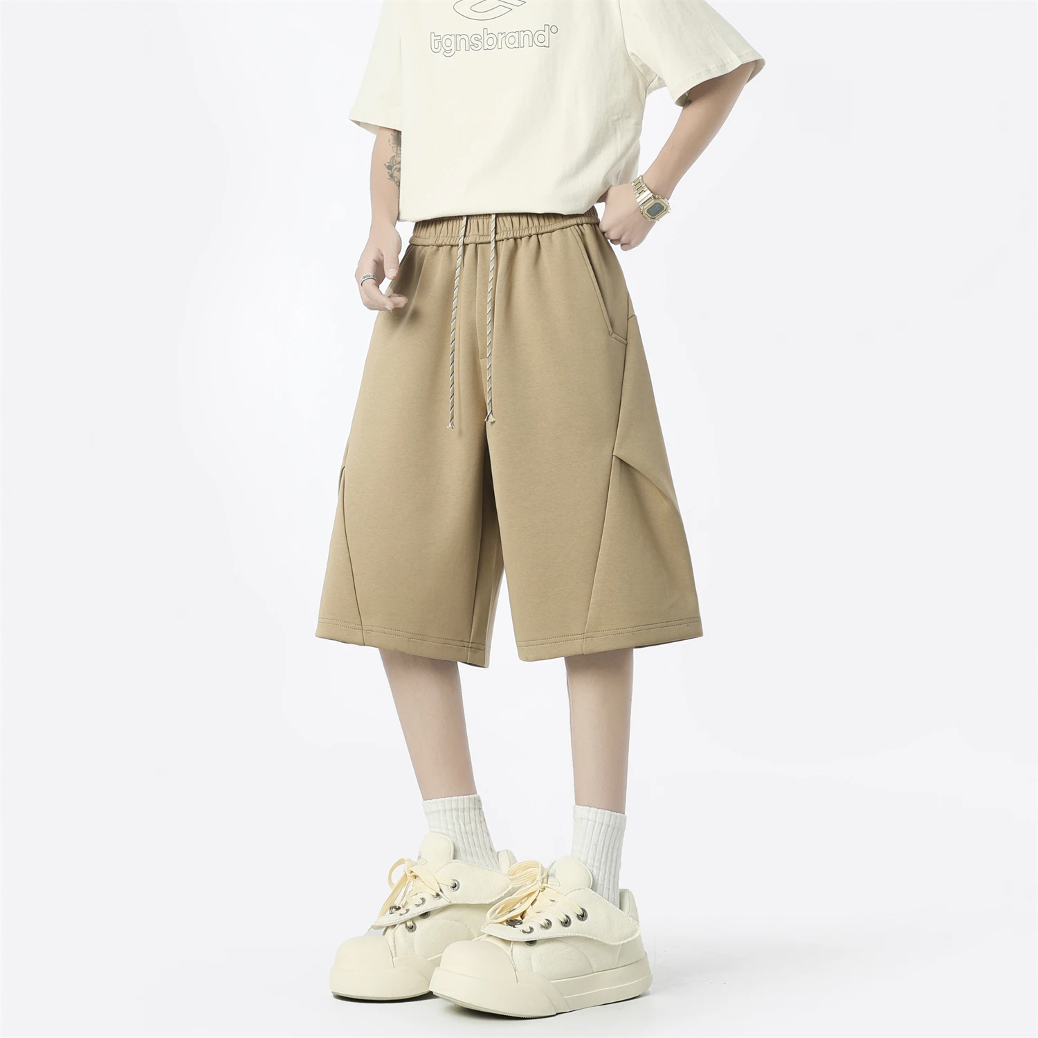 Huamian тяжелые летние брюки шести четвертей, новинка 2025, спортивные спортивные штаны, брюки пять четвертей, свободные повседневные шорты в гонконгском стиле m
Huamian тяжелые летние брюки шести четвертей, новинка 2025, спортивные спортивные штаны, брюки пять четвертей, свободные повседневные шорты в гонконгском стиле m