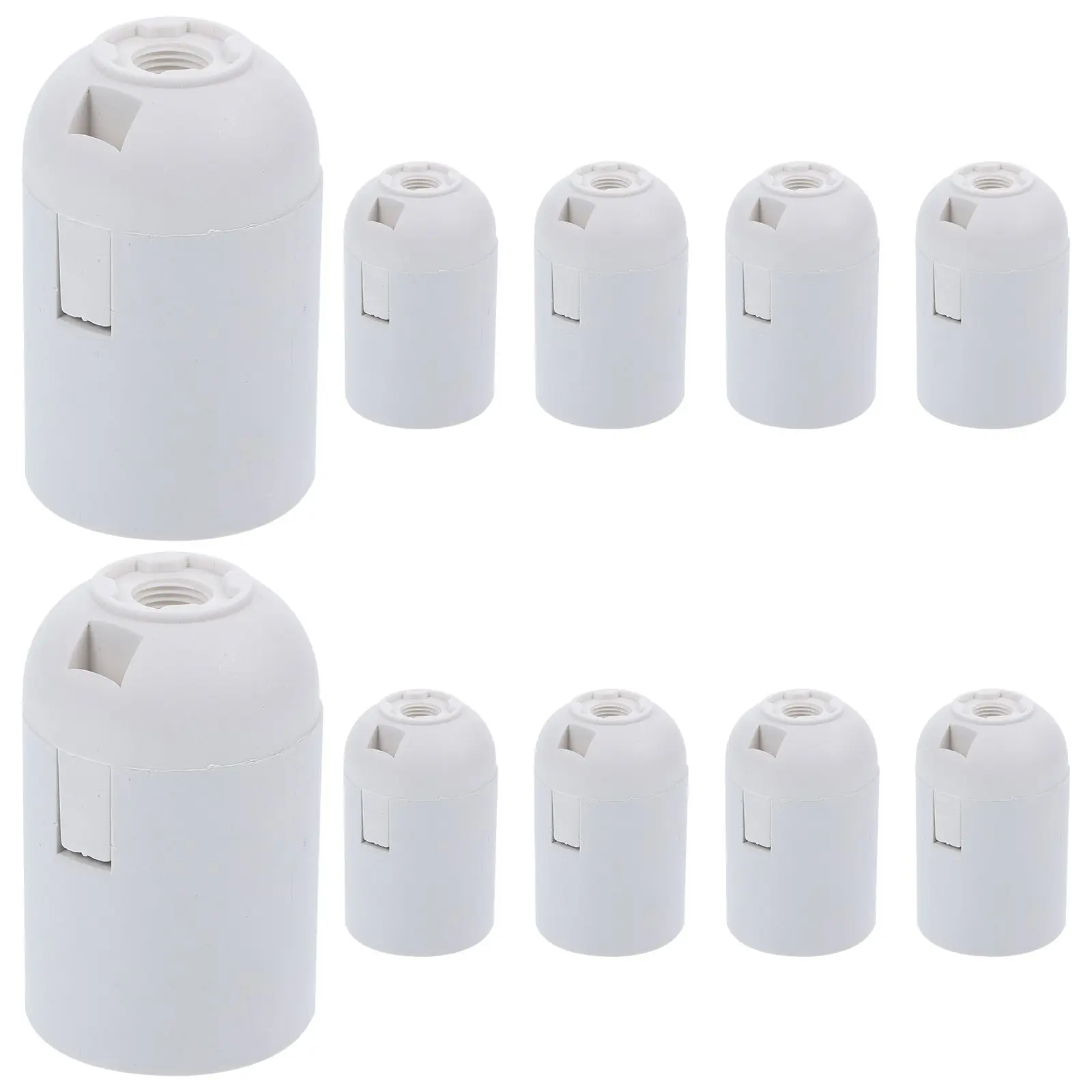 LED Light Socket 10 Pcs Heat Resistant Lamp Replacement Bulb Holder E27 Base ABS Material Lighting Project Parts
LED Light Socket 10 Pcs Heat Resistant Lamp Replacement Bulb Holder E27 Base ABS Material Lighting Project Parts