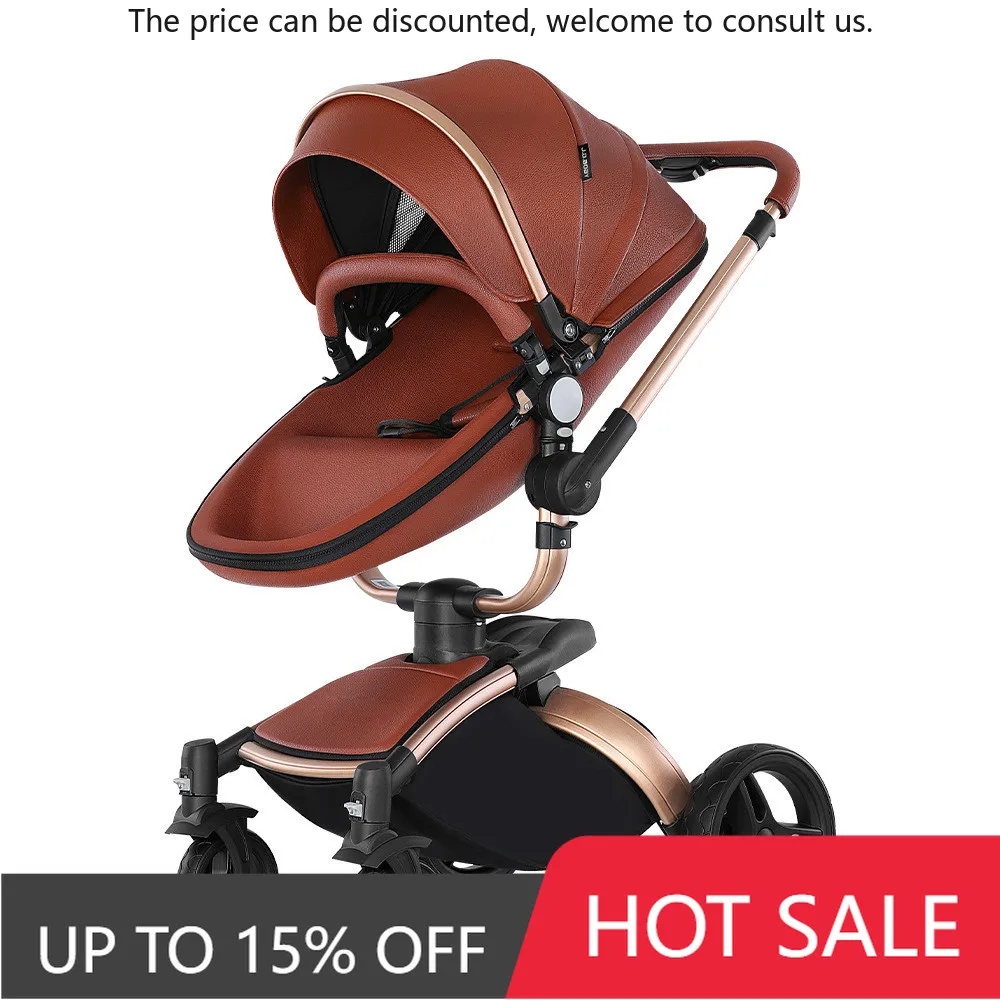 Foldable Aluminum Alloy Pushchair With Adjustable Backrest, 2 In 1 High Landscape Convertible Reversible Bassinet Pram
Foldable Aluminum Alloy Pushchair With Adjustable Backrest, 2 In 1 High Landscape Convertible Reversible Bassinet Pram