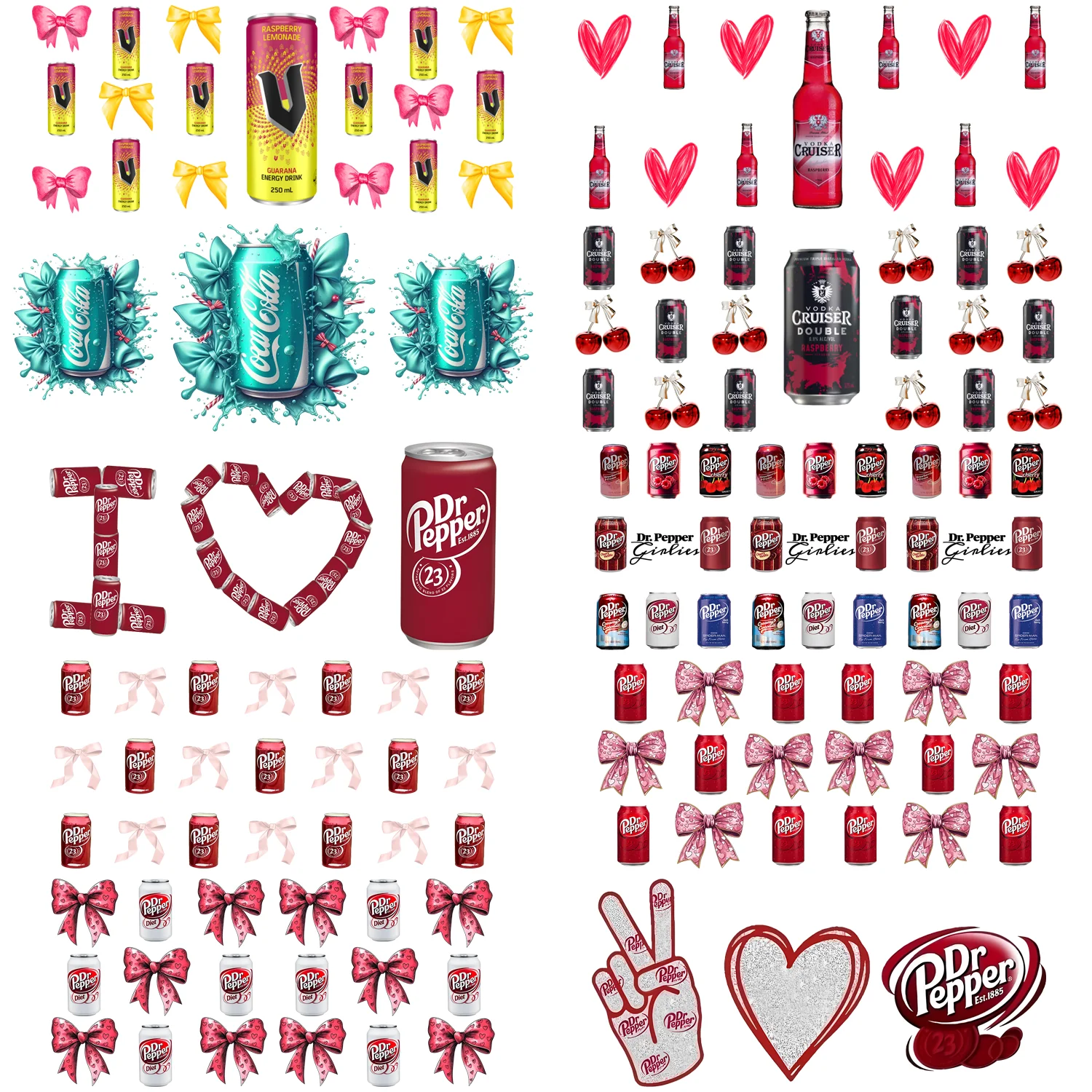 Cute bow cow baby Series easy peel waterproof DIY Decals 3D transfers uvdtf stickers 16oz uv dtf cup wraps for Libbey Glasses 
Cute bow cow baby Series easy peel waterproof DIY Decals 3D transfers uvdtf stickers 16oz uv dtf cup wraps for Libbey Glasses