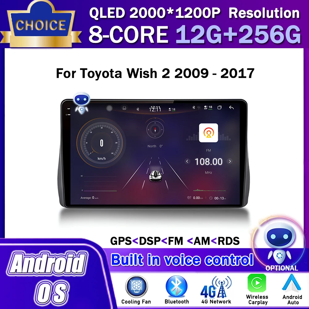 10 '' Left Hand Drvie Android OS for Toyota Wish 2 2009 - 2017 Car Radio Multimedia Player GPS Navi Wireless Carplay WiFi BT
10 '' Left Hand Drvie Android OS for Toyota Wish 2 2009 - 2017 Car Radio Multimedia Player GPS Navi Wireless Carplay WiFi BT