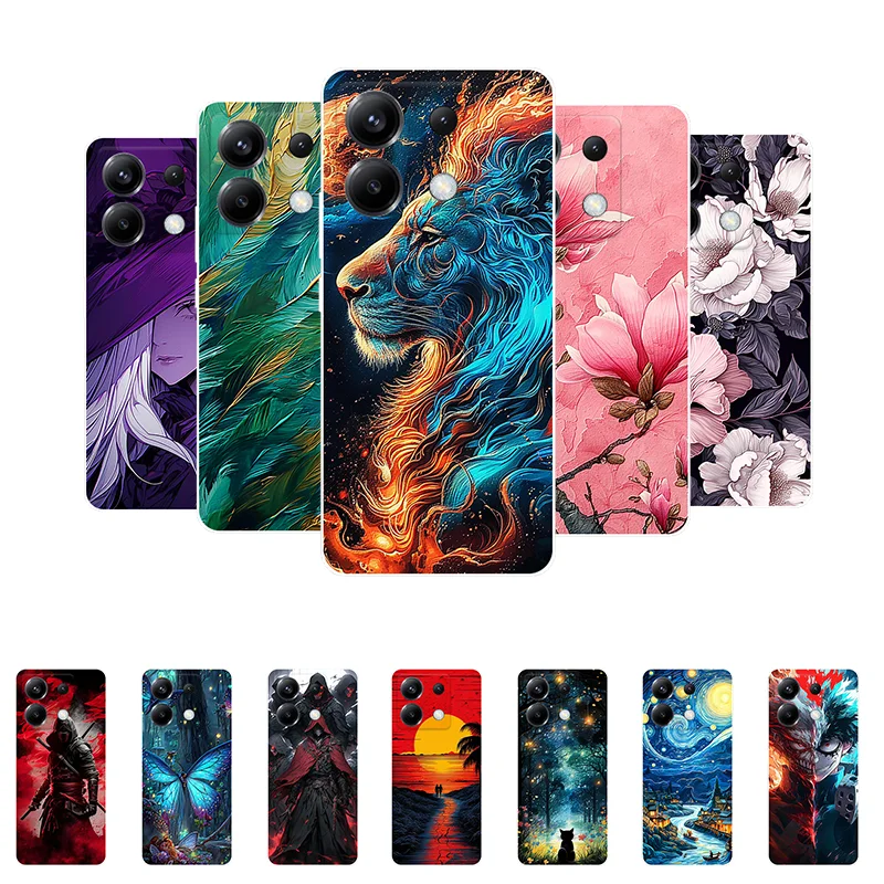 For Poco X6 5G Case Shockproof Soft TPU Silicone Phone Cover for Xiaomi Poco X6 X 6 Fundas PocoX6 Capas Lion Flower
For Poco X6 5G Case Shockproof Soft TPU Silicone Phone Cover for Xiaomi Poco X6 X 6 Fundas PocoX6 Capas Lion Flower