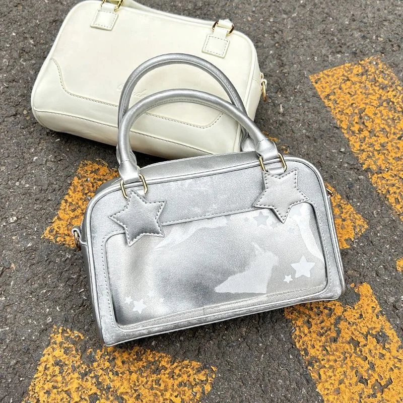 Small Capacity Clear Ita Shoulder Crossbody Bag, Versatile Anime Badge Display Purse for Women, Сумка Kawaii Everyday for Con
Small Capacity Clear Ita Shoulder Crossbody Bag, Versatile Anime Badge Display Purse for Women, Сумка Kawaii Everyday for Con