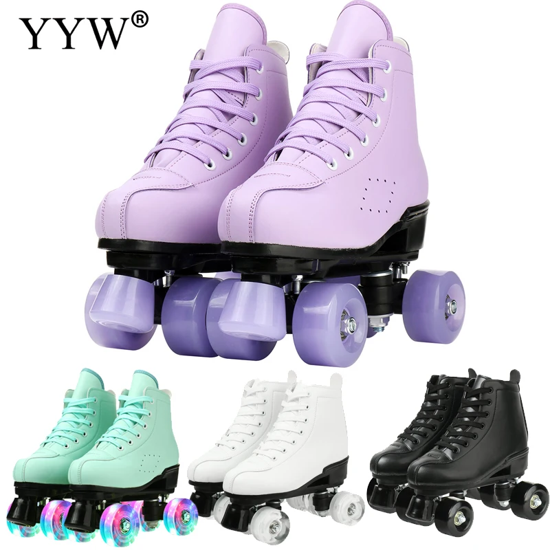 2023 Women Girls Roller Skates Purple 2 Double Row 4 Wheels Skating Shoes PU Flash Wheels Sliding Quad Skates Sneakers Training
2023 Women Girls Roller Skates Purple 2 Double Row 4 Wheels Skating Shoes PU Flash Wheels Sliding Quad Skates Sneakers Training