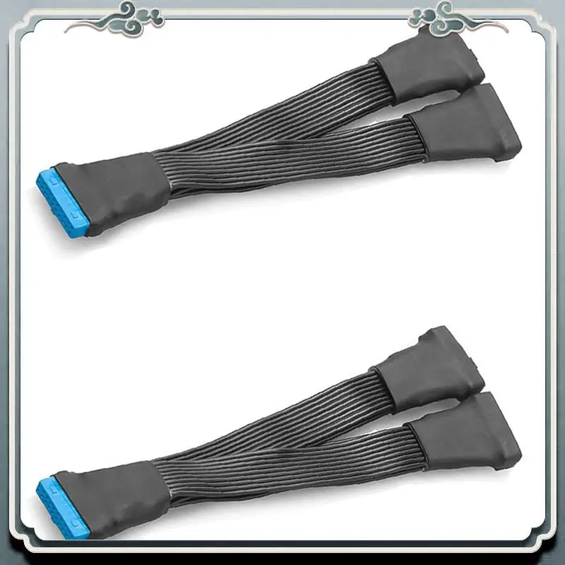 Материнская плата премиум-класса, 4 шт., USB 3,0, 19-контактный разъем, удлинительный кабель-разветвитель от 1 до 2, 19-контактный внутренний удлинительный кабель 12 см
Материнская плата премиум-класса, 4 шт., USB 3,0, 19-контактный разъем, удлинительный кабель-разветвитель от 1 до 2, 19-контактный внутренний удлинительный кабель 12 см