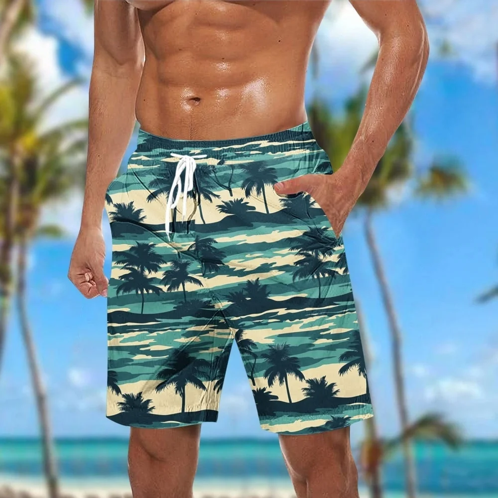 Men's Summer Beach Shorts Quick-dry Drawstring Casual Loose Printed Shorts for Vacation Beach Wear
Men's Summer Beach Shorts Quick-dry Drawstring Casual Loose Printed Shorts for Vacation Beach Wear