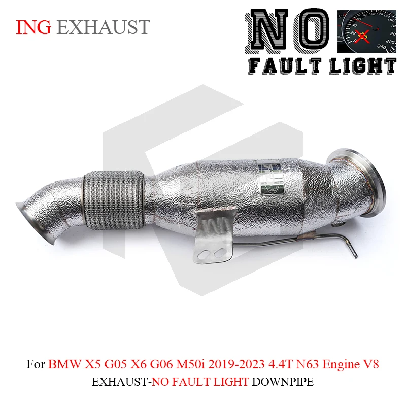 ING Performance exhaust Without Warning Light Catalytics Downpipe for BMW X5 G05 X6 G06 M50i 2019-2023 4.4T N63 Engine V8 System
ING Performance exhaust Without Warning Light Catalytics Downpipe for BMW X5 G05 X6 G06 M50i 2019-2023 4.4T N63 Engine V8 System