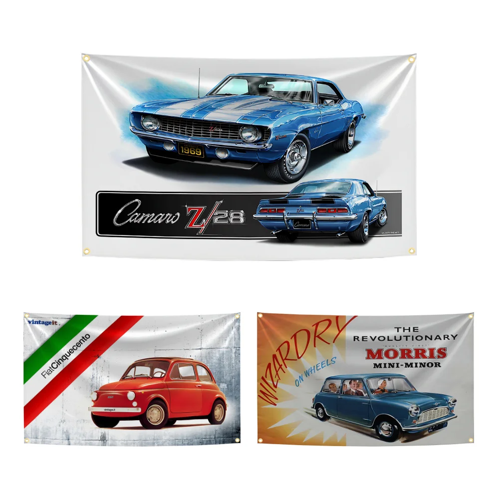 90x150cm Vintage 1970 RT Plymouths American Muscle Car Flag Polyester Digital Printing Banner for Garage Decoration Tapestry
90x150cm Vintage 1970 RT Plymouths American Muscle Car Flag Polyester Digital Printing Banner for Garage Decoration Tapestry