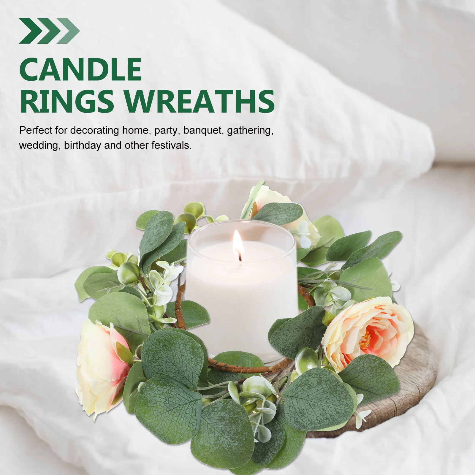 30CM Leaf C Artificial Eucalyptus Wreath Home Decor Party Wedding Tea Light RingsC Rings Wreaths
30CM Leaf C Artificial Eucalyptus Wreath Home Decor Party Wedding Tea Light RingsC Rings Wreaths