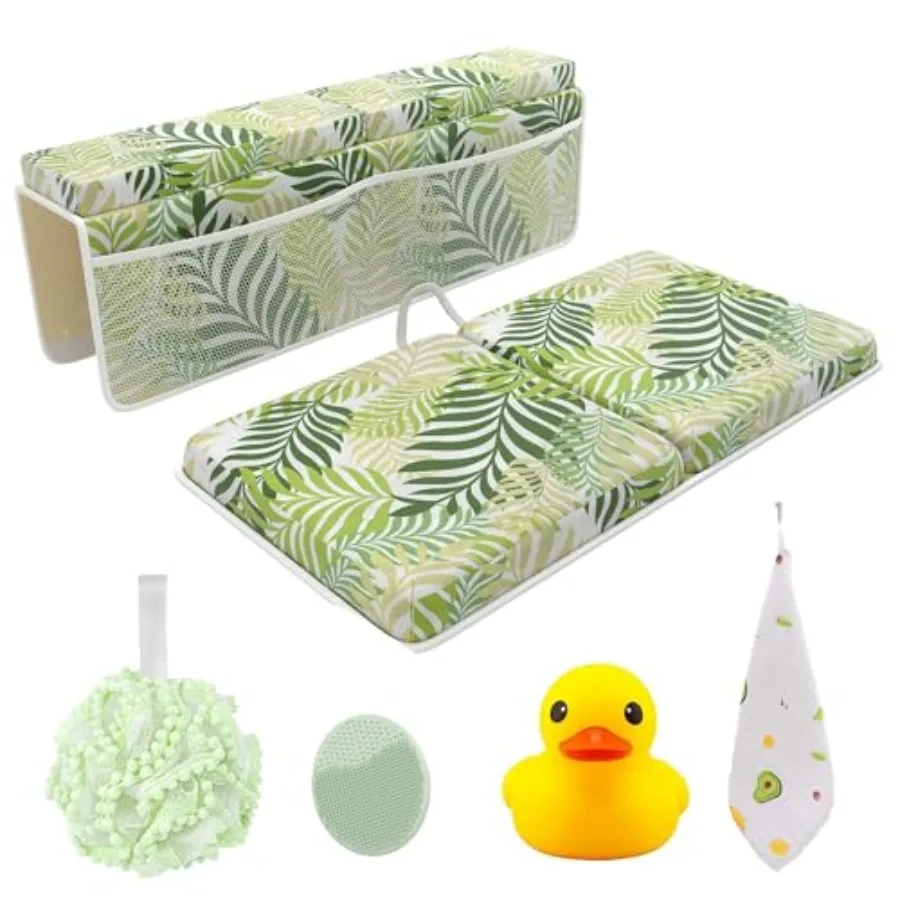Sleepah Bath Kneeler and Elbow Kneeling Rest Pad Set for Baby Bathing Waterproof Soft Memory Foam Mat Organizer Babies and Todd
Sleepah Bath Kneeler and Elbow Kneeling Rest Pad Set for Baby Bathing Waterproof Soft Memory Foam Mat Organizer Babies and Todd
