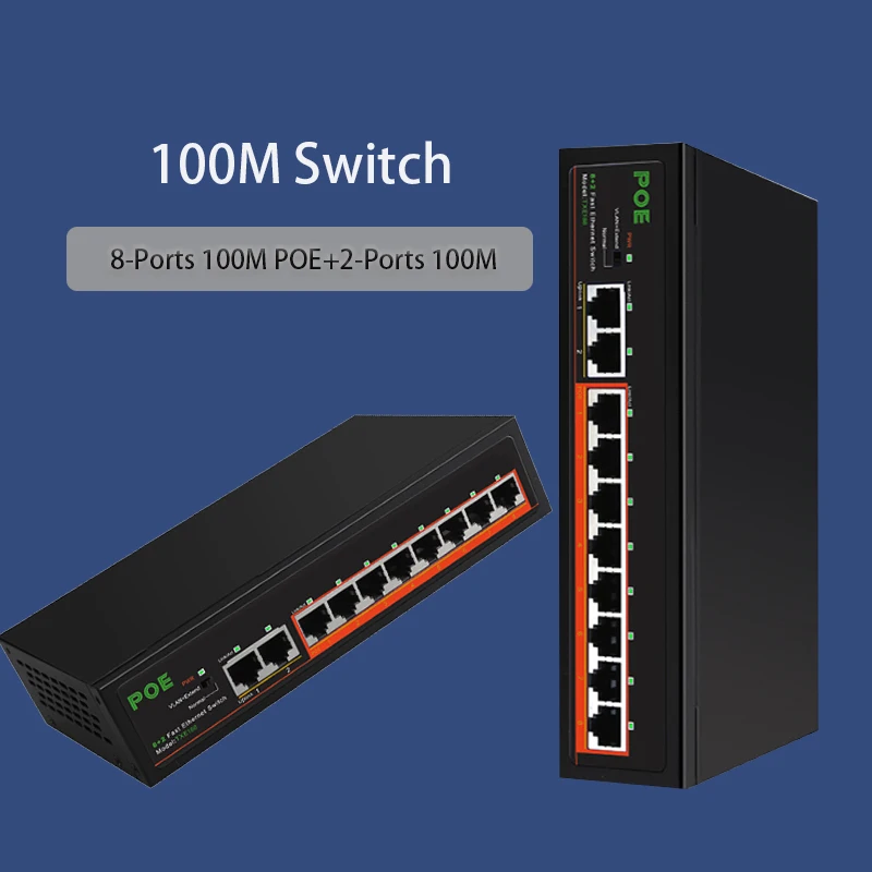 RJ45 Hub Ethernet Switch 100M POE network switch Plug and Play 10/100Mbps RJ45 LAN Switch Splitter Extender Internet Splitter
RJ45 Hub Ethernet Switch 100M POE network switch Plug and Play 10/100Mbps RJ45 LAN Switch Splitter Extender Internet Splitter