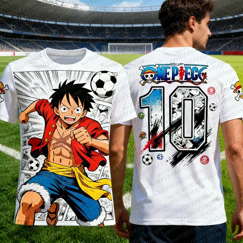 2026 Anime One Piece Luffy Special Edition Soccer Jersey T-shirt Men Soccer Sports T-shirt Kids Cartoon Short-Sleeved Top
2026 Anime One Piece Luffy Special Edition Soccer Jersey T-shirt Men Soccer Sports T-shirt Kids Cartoon Short-Sleeved Top