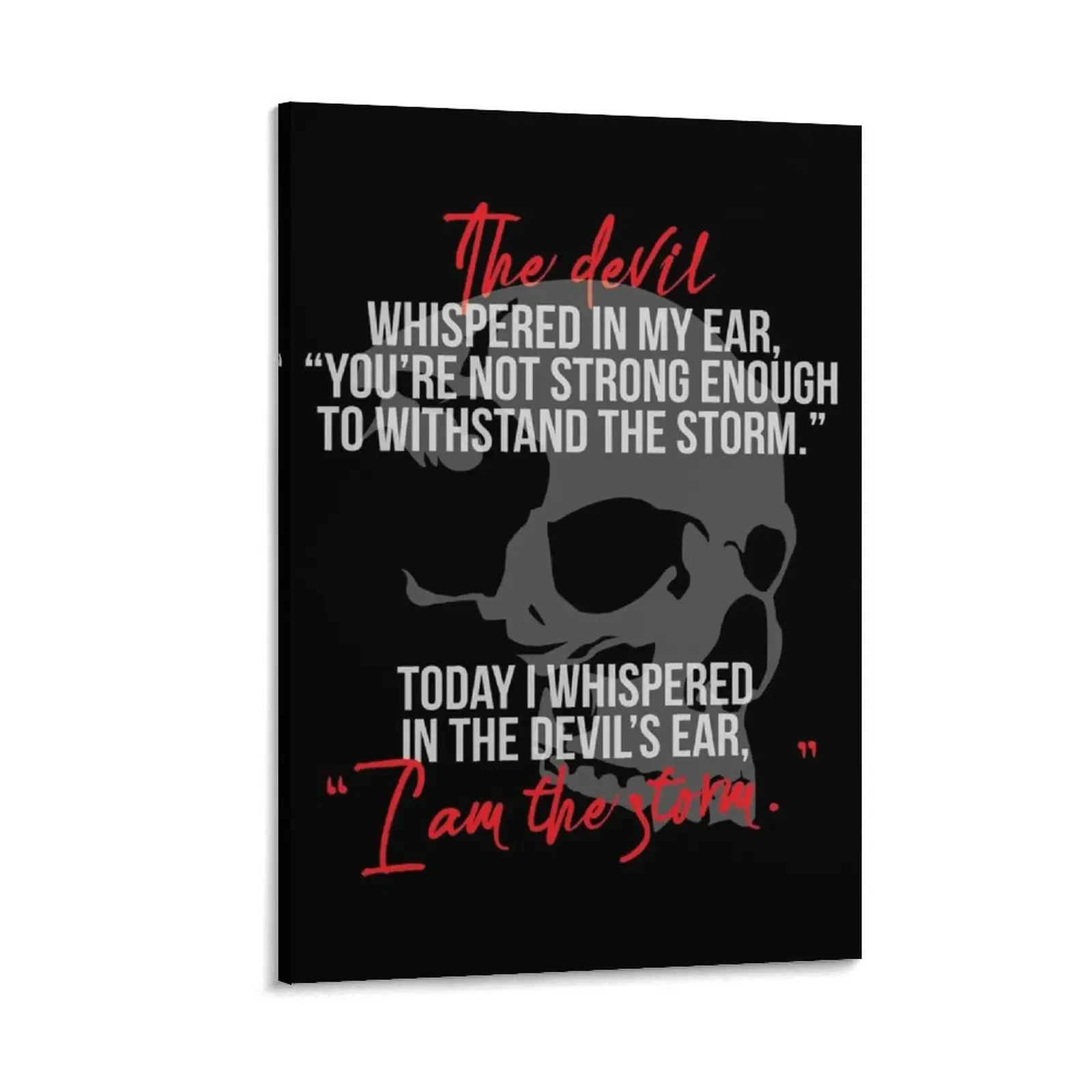 I am The Storm Canvas Painting home decorations and organization Wall posters home and decoration
I am The Storm Canvas Painting home decorations and organization Wall posters home and decoration