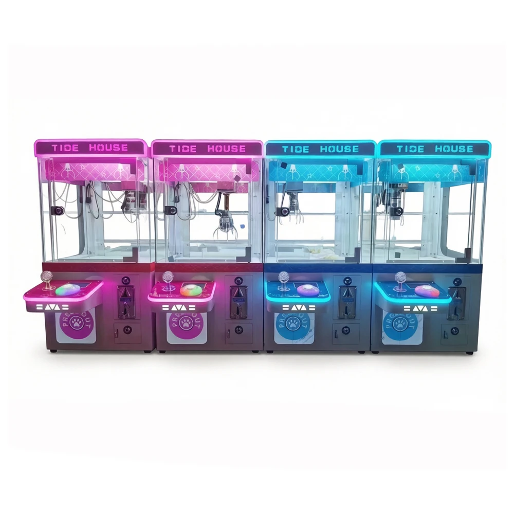 HAPPY Mini Claw Machine Toy Crane for Carnival Arcade Coin Operated KTV Cinema LED
HAPPY Mini Claw Machine Toy Crane for Carnival Arcade Coin Operated KTV Cinema LED