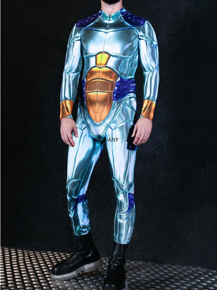 CosplayHalloween Colorful Jumpsuit Adult Robot Cosplay Catsuit Men Muscle Print Zentai Suit Holiday Party Morphsuit Rave Unique
CosplayHalloween Colorful Jumpsuit Adult Robot Cosplay Catsuit Men Muscle Print Zentai Suit Holiday Party Morphsuit Rave Unique