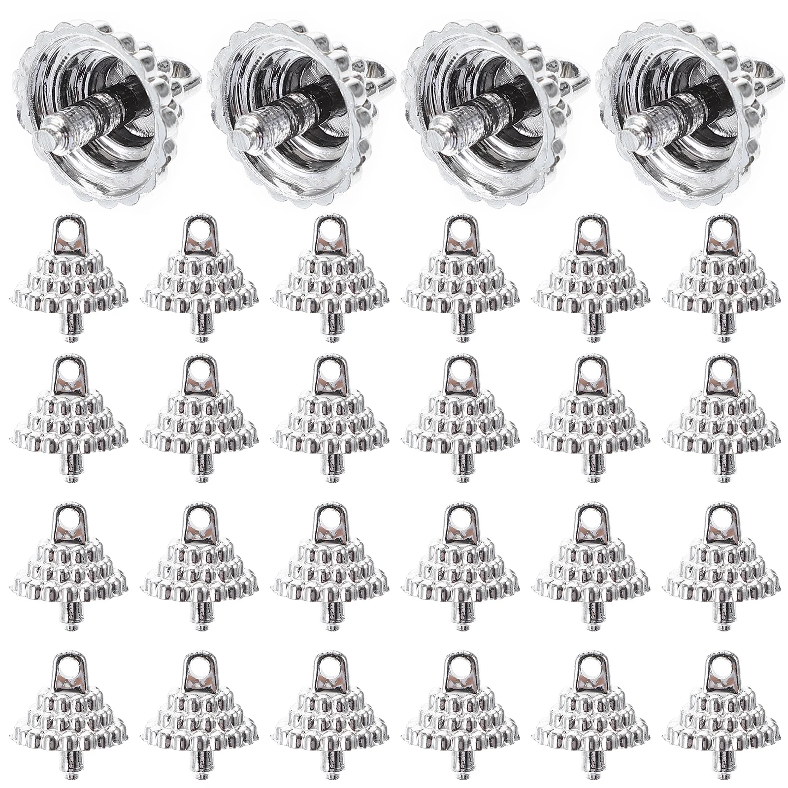 1 set Christmas Ball Hat Accessories Plastic Diy Pendant Caps For Hanging Ornaments Ball Pendants Holder Creative Caps
1 set Christmas Ball Hat Accessories Plastic Diy Pendant Caps For Hanging Ornaments Ball Pendants Holder Creative Caps