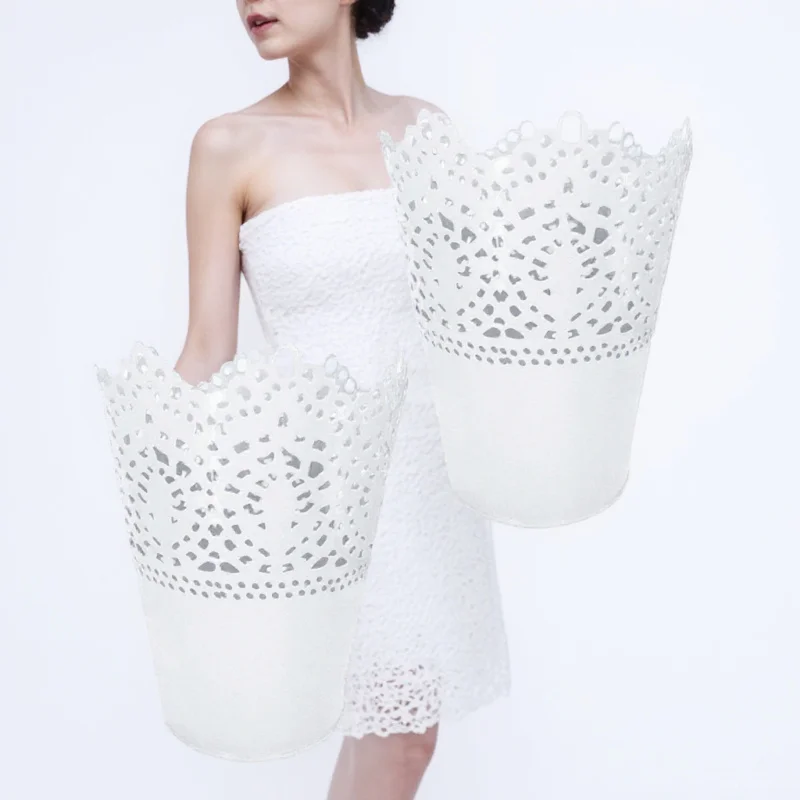 2Pcs Lace Edge Flower Vase Iron Material Decoration for Flower Arrangement Bouquets Home Office Tabletop Use
2Pcs Lace Edge Flower Vase Iron Material Decoration for Flower Arrangement Bouquets Home Office Tabletop Use