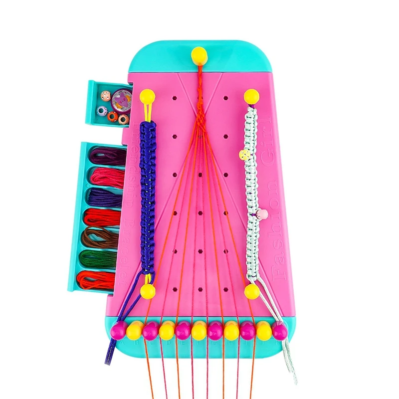 Friendship Bracelet Jewelry Making Kit For Girl Arts And Crafts Bracelets String Maker Kit Pretend Play Toy Gift
Friendship Bracelet Jewelry Making Kit For Girl Arts And Crafts Bracelets String Maker Kit Pretend Play Toy Gift