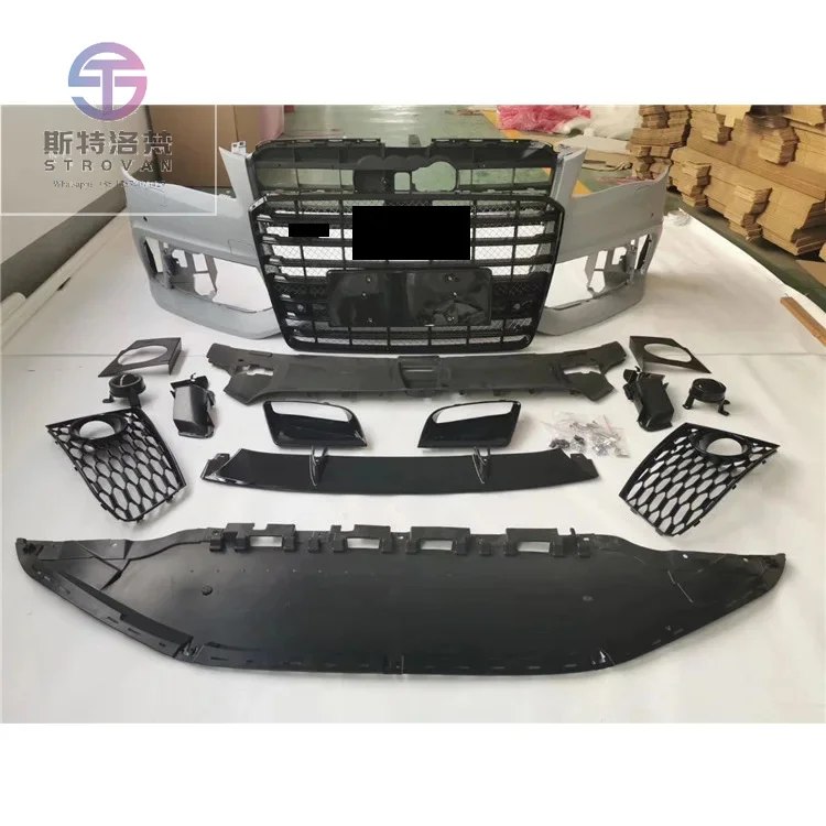Front Bumper With Grille for audis W12 Car BodyKit for A8 S8 W12 Car Bumper 2011 - 2017
Front Bumper With Grille for audis W12 Car BodyKit for A8 S8 W12 Car Bumper 2011 - 2017