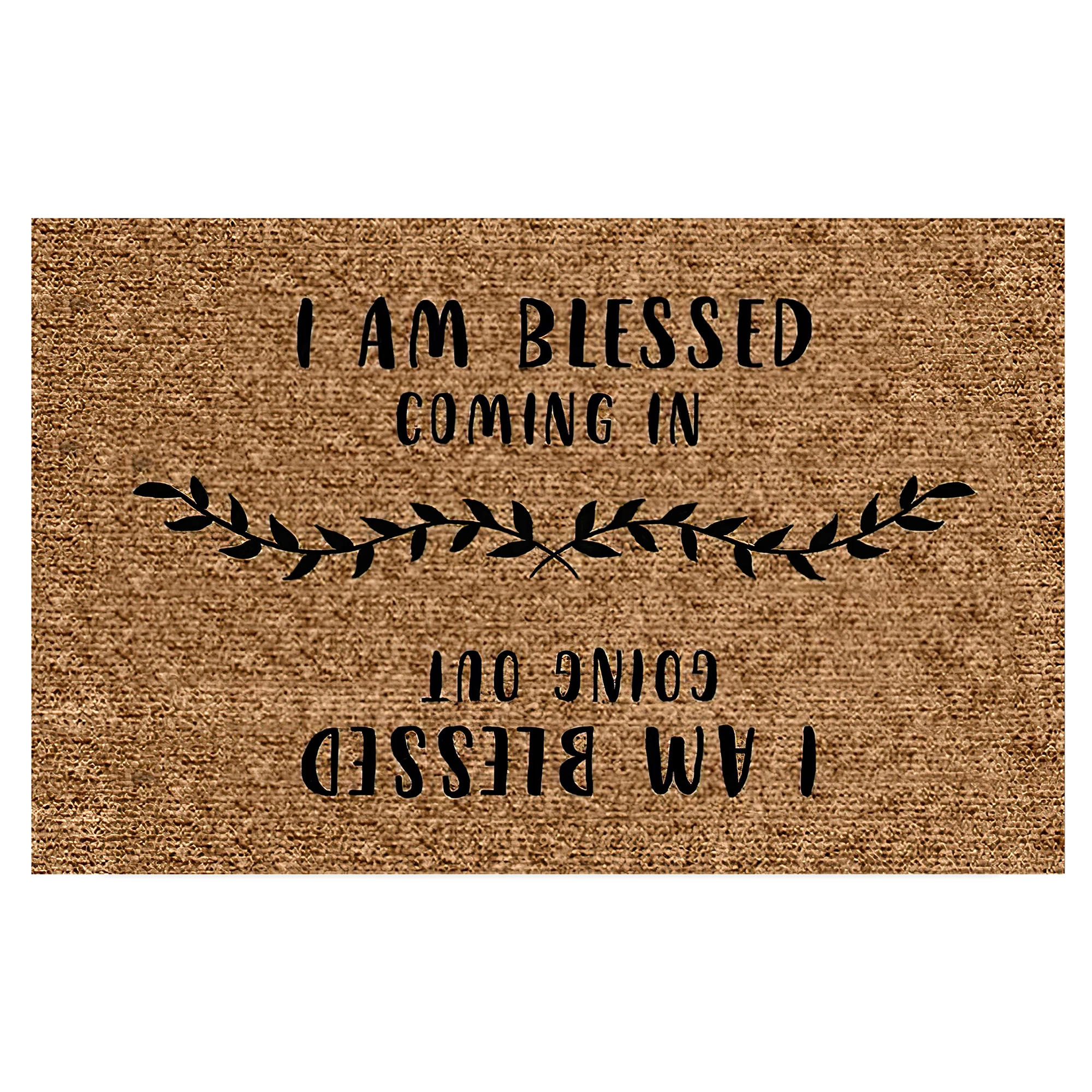 I Am Blessed Coming In Going Out Doormat Rubber Non-Slip Funny Welcome Mats for Entryway Door Mat Indoor Outdoor Floor Foot Mat
I Am Blessed Coming In Going Out Doormat Rubber Non-Slip Funny Welcome Mats for Entryway Door Mat Indoor Outdoor Floor Foot Mat