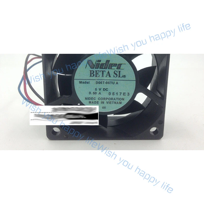 L... for NIDEC D06T-05TU A 6025 6CM DC5V 0.50A 3-wire high air volume cooling fan
L... for NIDEC D06T-05TU A 6025 6CM DC5V 0.50A 3-wire high air volume cooling fan