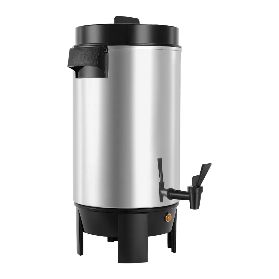 Commercial 40-Cup 203oz Coffee Urn with Non-Drip Spout, 1090W Fast Brewing Auto Temp Control, Stainless Steel Silver, Ideal for
Commercial 40-Cup 203oz Coffee Urn with Non-Drip Spout, 1090W Fast Brewing Auto Temp Control, Stainless Steel Silver, Ideal for