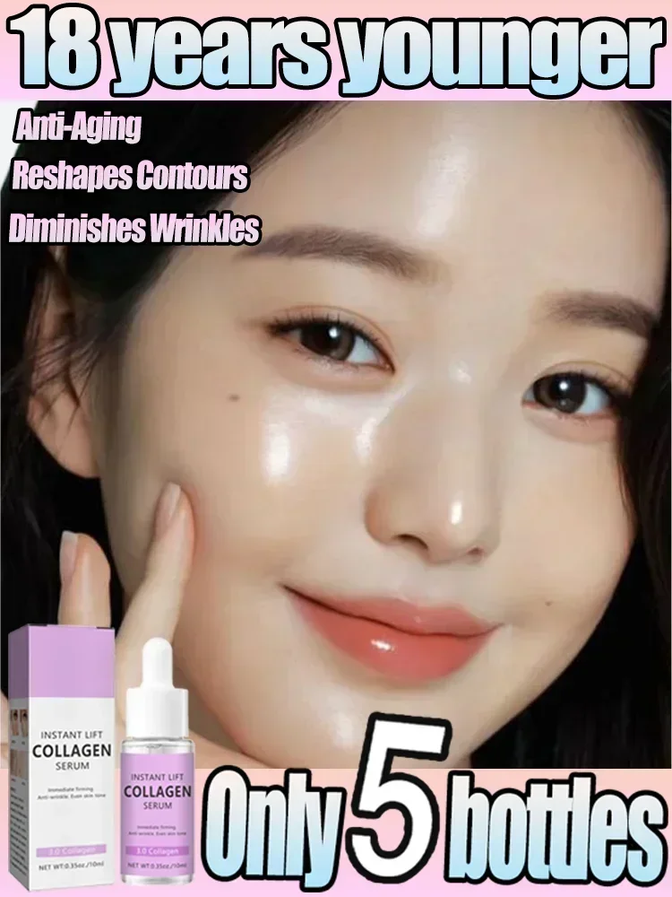 Collagen Face Serum Wrinkle Removal Anti Aging Hyaluronic Acid Forehead Fine Lines Lifting Facial Serum Skin Care Beauty
Collagen Face Serum Wrinkle Removal Anti Aging Hyaluronic Acid Forehead Fine Lines Lifting Facial Serum Skin Care Beauty