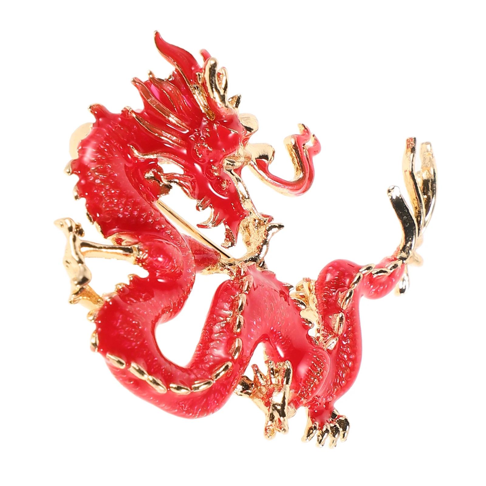 Chinese Dragon Brooch Vintage Pin for Men Women Suit Jewelry Highend Animal Sweater Accessory Longlasting Durable Design
Chinese Dragon Brooch Vintage Pin for Men Women Suit Jewelry Highend Animal Sweater Accessory Longlasting Durable Design