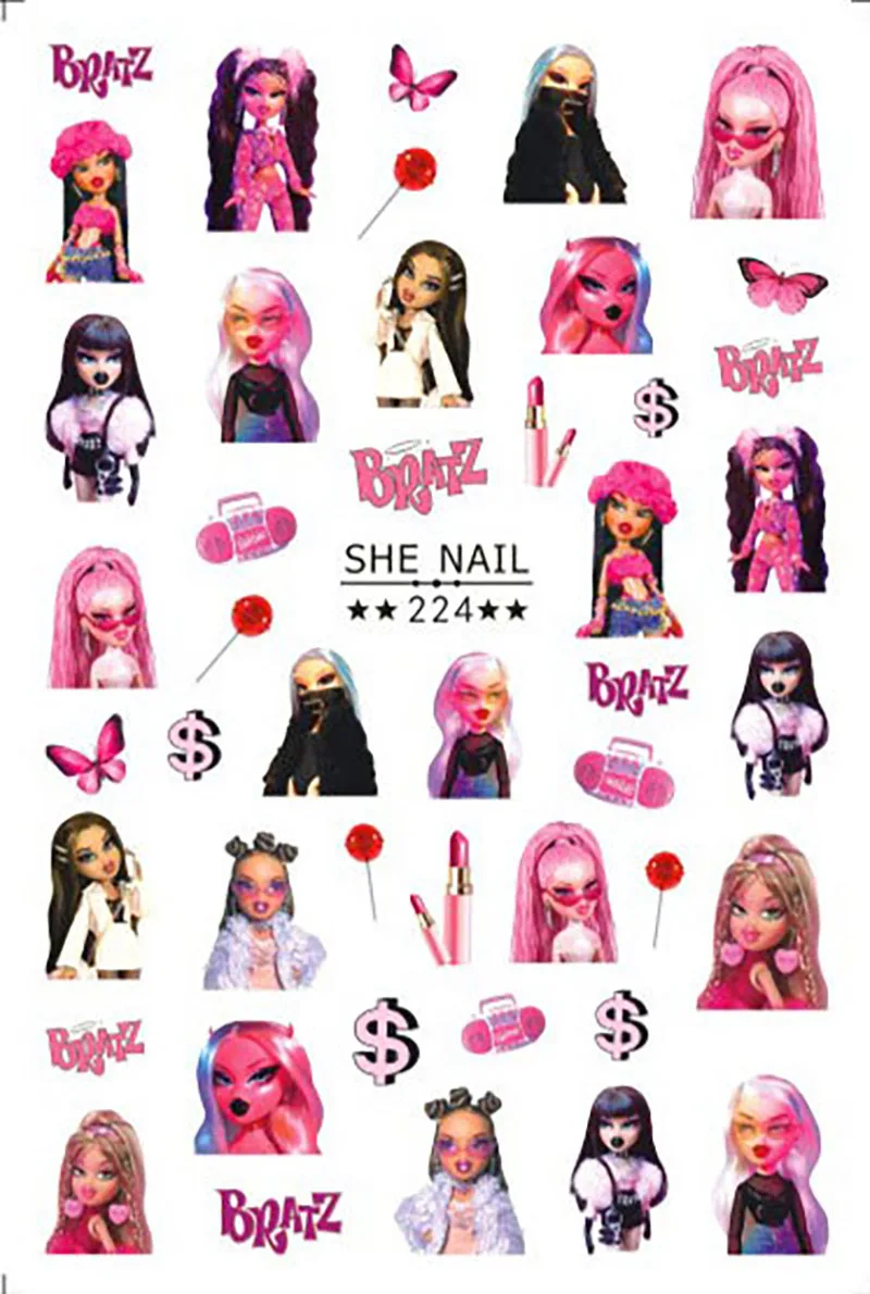 1PCS Cartoon Barbie Nail Art Decoration Nail Stickers Pokémon Pikachu Snoopy 3D Stickers Nail Sliders Nail Art Accessories
1PCS Cartoon Barbie Nail Art Decoration Nail Stickers Pokémon Pikachu Snoopy 3D Stickers Nail Sliders Nail Art Accessories