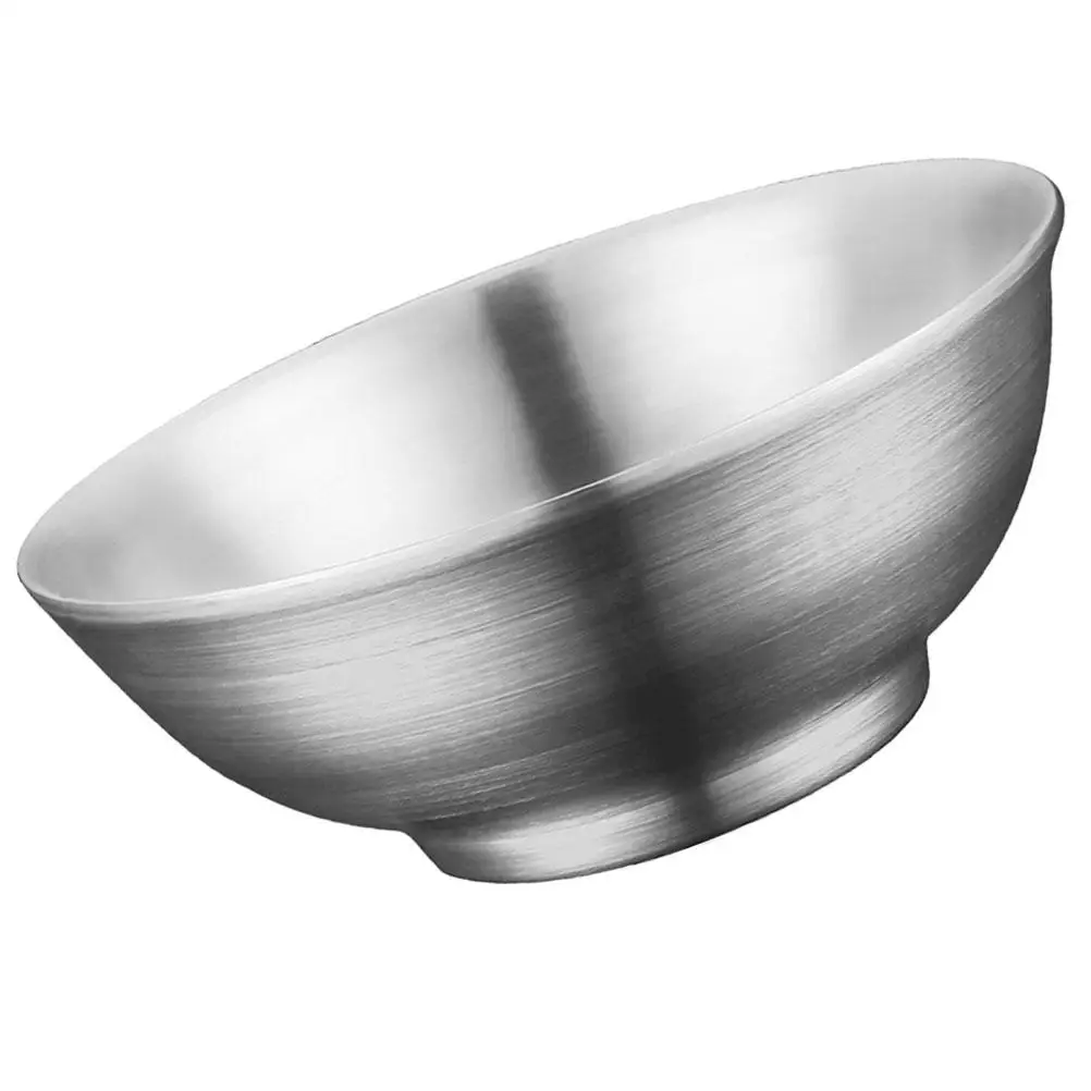 Stainless Steel Bowl Double H led Microwaveable Soup Noodle Ramen Bibimbap Compact Daily Use Wear Resistant Heat Resistant Large
Stainless Steel Bowl Double H led Microwaveable Soup Noodle Ramen Bibimbap Compact Daily Use Wear Resistant Heat Resistant Large