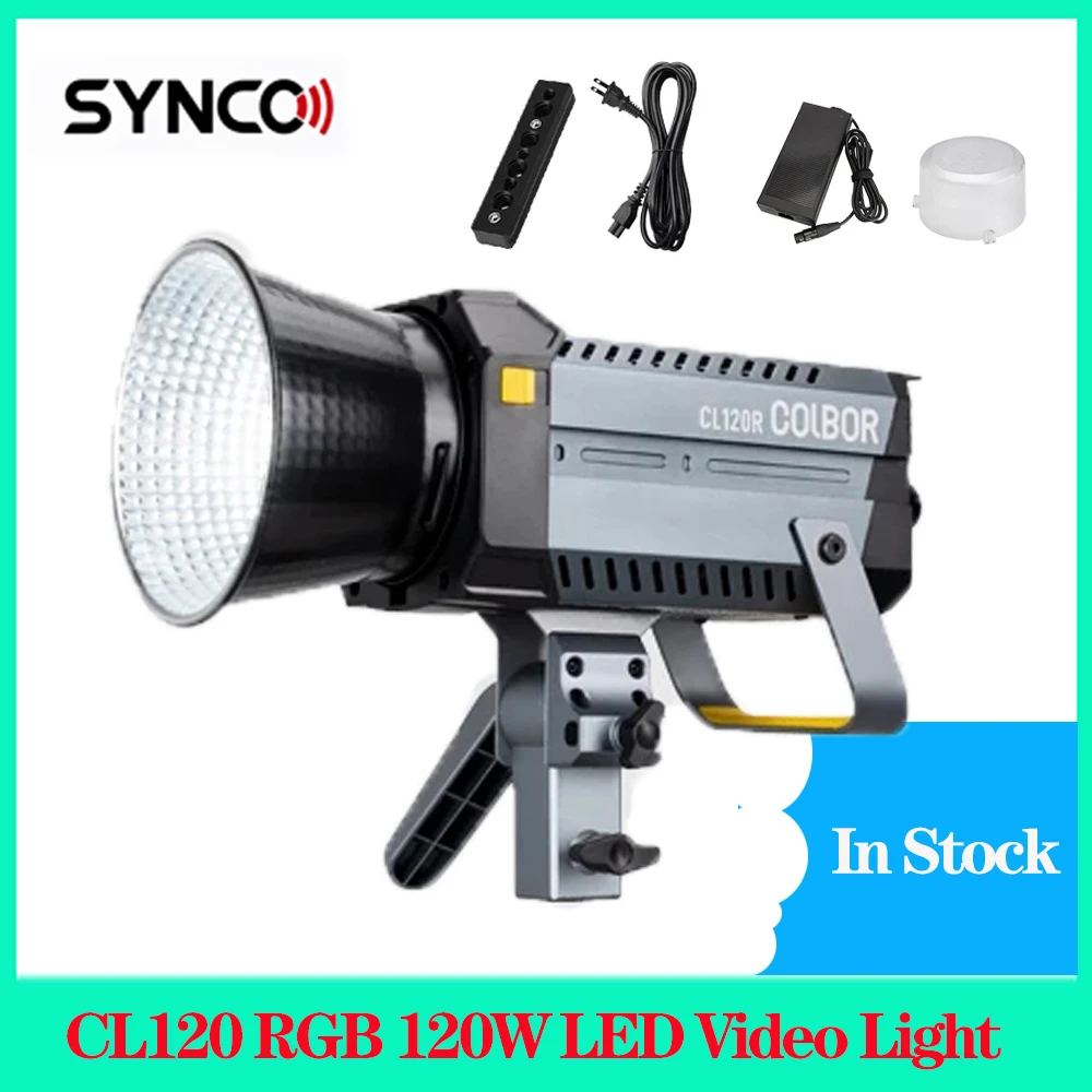 Colbor CL120 RGB 120W LED Video Light COB Continuous Lighting 2700K-6500K Bi-Color APP Control Photographic Lamp
Colbor CL120 RGB 120W LED Video Light COB Continuous Lighting 2700K-6500K Bi-Color APP Control Photographic Lamp