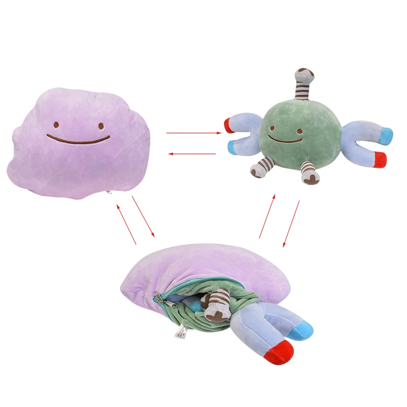 Плюшевые игрушки Pokemon Ditto Magnemite, мягкие плюшевые игрушки-животные, куклы, подарки для детей на день рождения
Плюшевые игрушки Pokemon Ditto Magnemite, мягкие плюшевые игрушки-животные, куклы, подарки для детей на день рождения