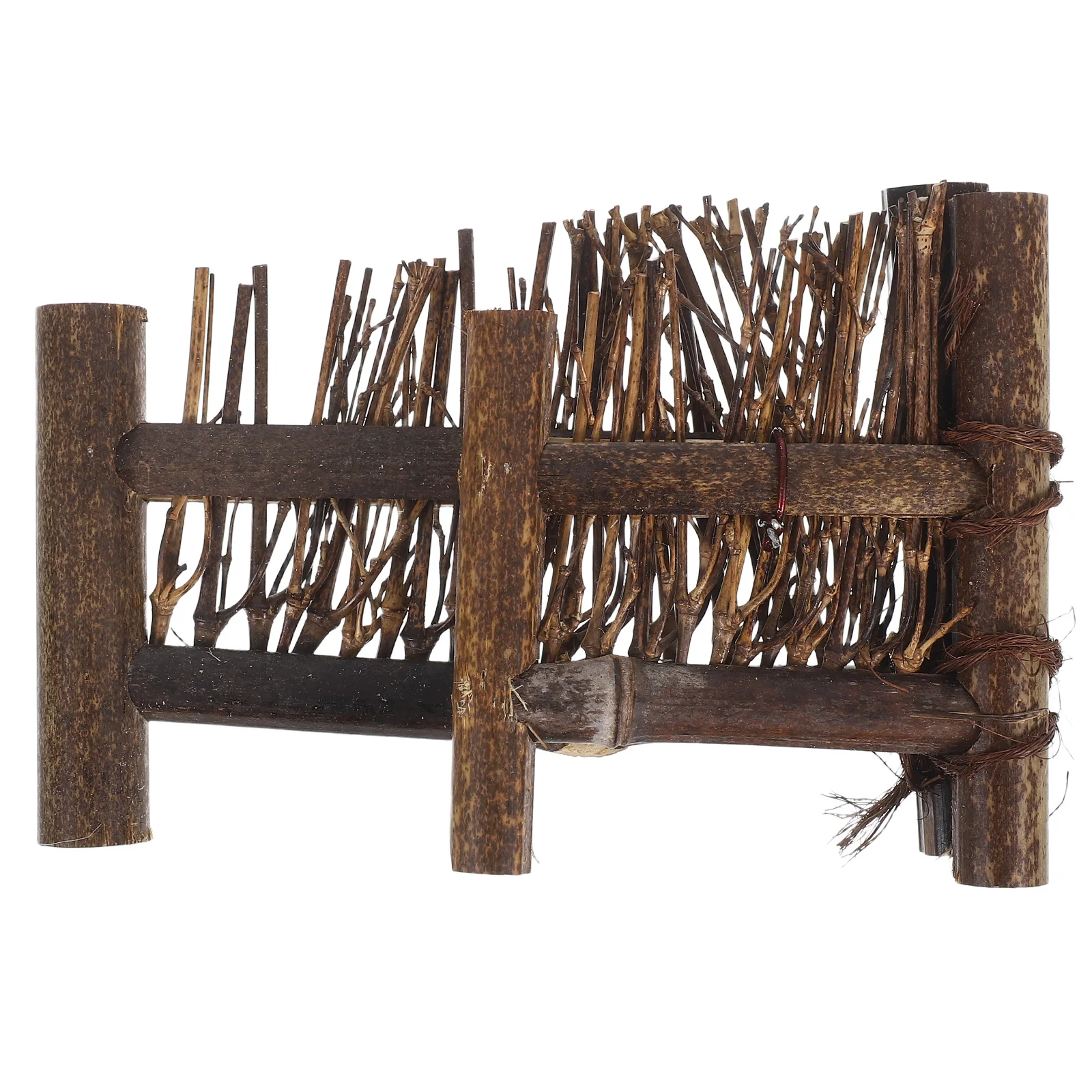 Micro Landscape Fence Garden Outdoor Decor Dark Brown Bonsai Decorative Accessories
Micro Landscape Fence Garden Outdoor Decor Dark Brown Bonsai Decorative Accessories