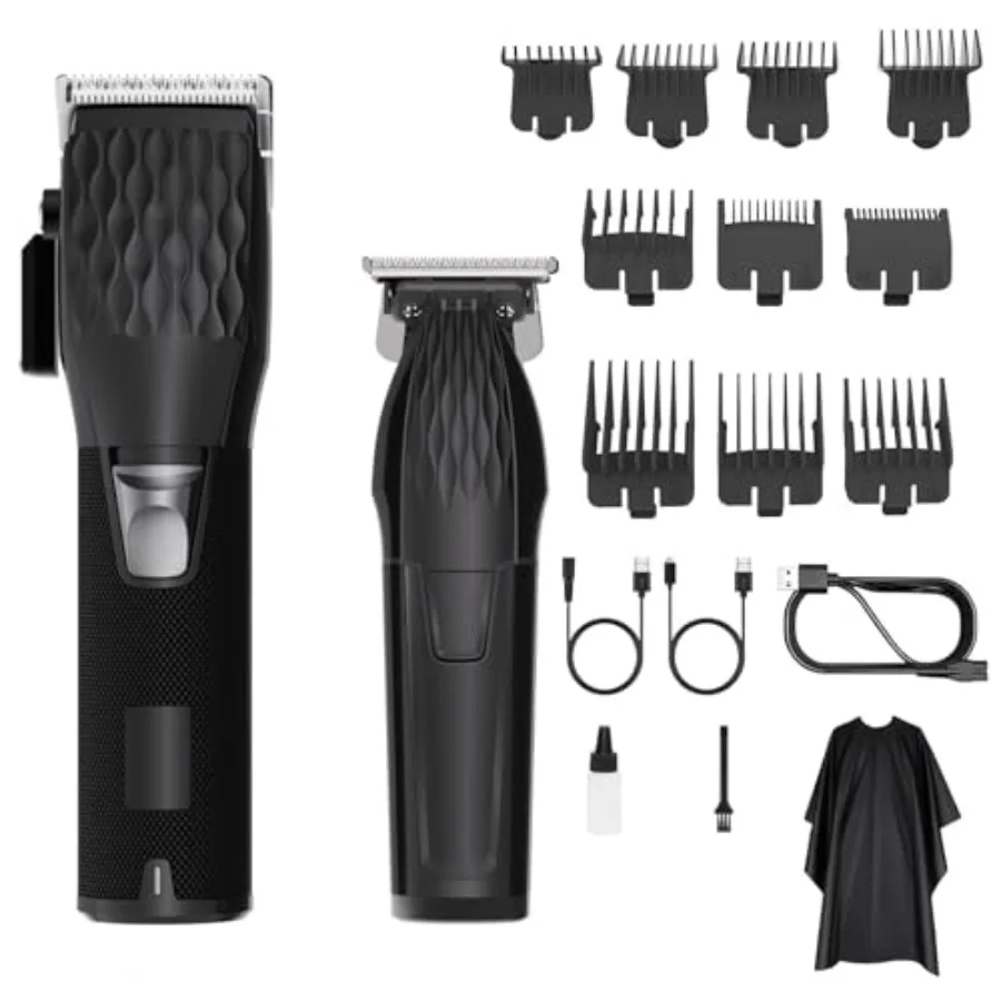 Professional Cordless Hair Clippers for Men and Trimmer Set 240Min Runtime with LED Display Quiet Haircut Kit for Men/Women/ w/
Professional Cordless Hair Clippers for Men and Trimmer Set 240Min Runtime with LED Display Quiet Haircut Kit for Men/Women/ w/