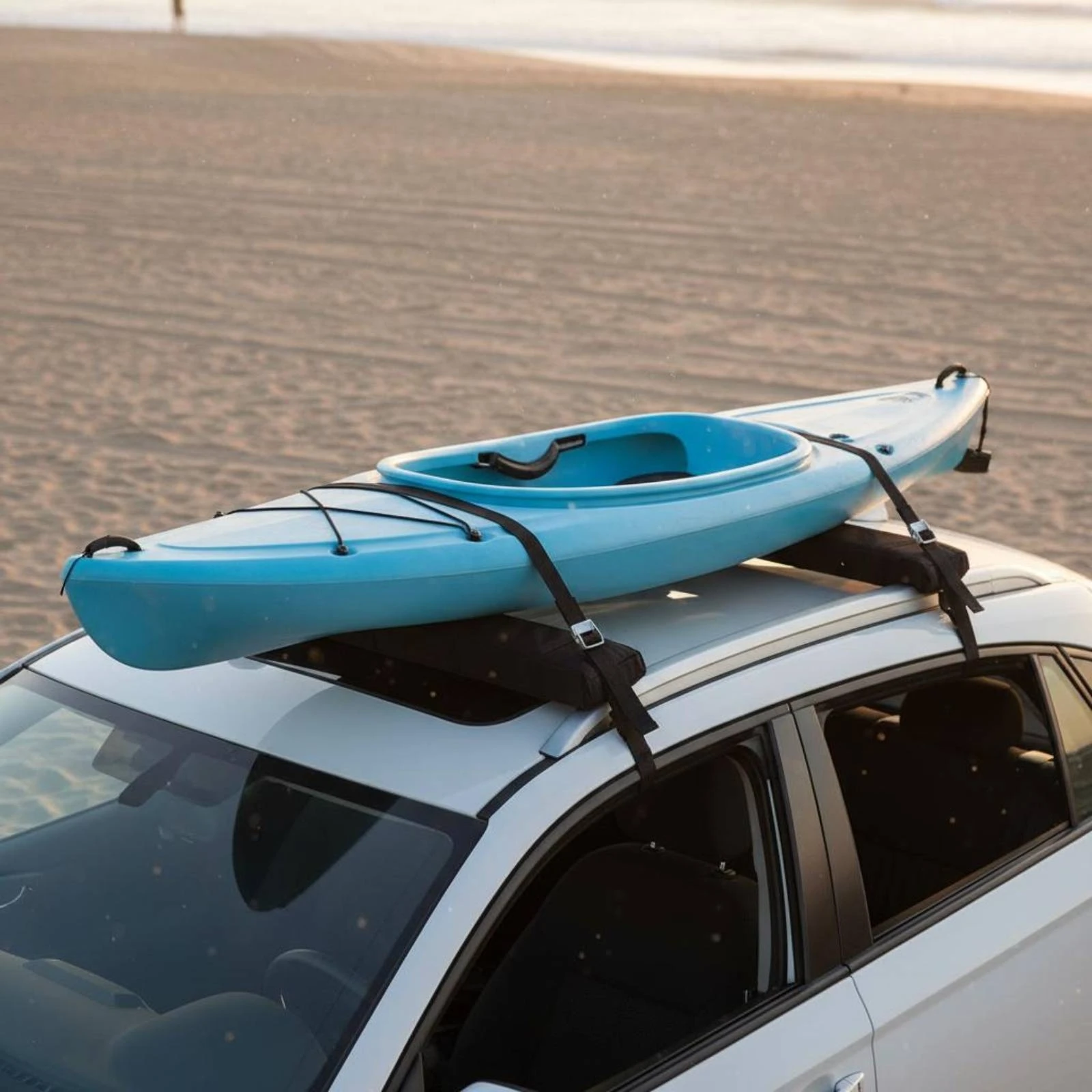 2 Pieces Flexible Car Roof Rack Non-Slip Foam Surfboard Roof Rack SUP Carrier Pads Foldable Boat Carrier Straps
2 Pieces Flexible Car Roof Rack Non-Slip Foam Surfboard Roof Rack SUP Carrier Pads Foldable Boat Carrier Straps