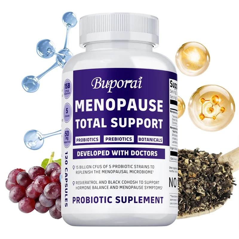 Menopause Total Support - Contains Resveratrol To Support Hormone Balance and Gut Health, Relieve Bloating, and Boost Immunity
Menopause Total Support - Contains Resveratrol To Support Hormone Balance and Gut Health, Relieve Bloating, and Boost Immunity