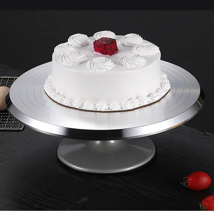 10-Inch Cake Turntable Decorating Baking Tool Set Aluminum Alloy Support Table Rotating Spatula Household
10-Inch Cake Turntable Decorating Baking Tool Set Aluminum Alloy Support Table Rotating Spatula Household