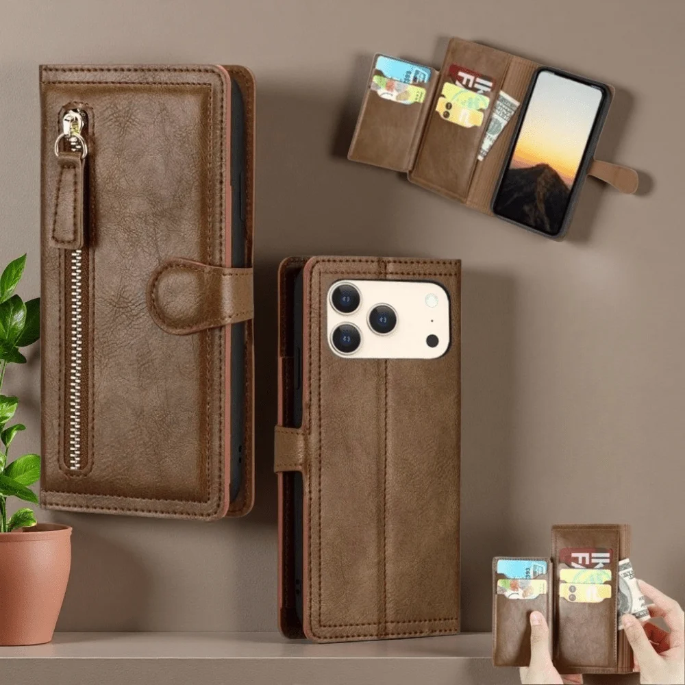 Faux Leather Zipper Flip Wallet Case for iPhone 17 Pro Max Air Capa Protective Card Holder Cover for iPhone Air 17pro Max Funda
Faux Leather Zipper Flip Wallet Case for iPhone 17 Pro Max Air Capa Protective Card Holder Cover for iPhone Air 17pro Max Funda