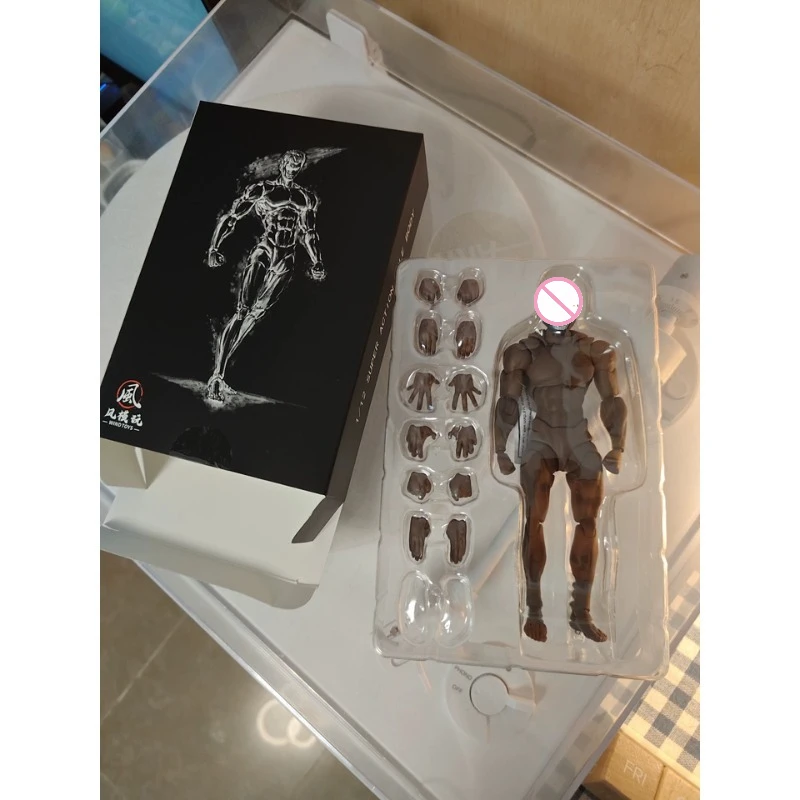 Wind Toys 1/12 Scale Male Action Figure Muscle Strong 16cm Super Flexible Joint Body with Head Sculpt Doll Model in Stock
Wind Toys 1/12 Scale Male Action Figure Muscle Strong 16cm Super Flexible Joint Body with Head Sculpt Doll Model in Stock