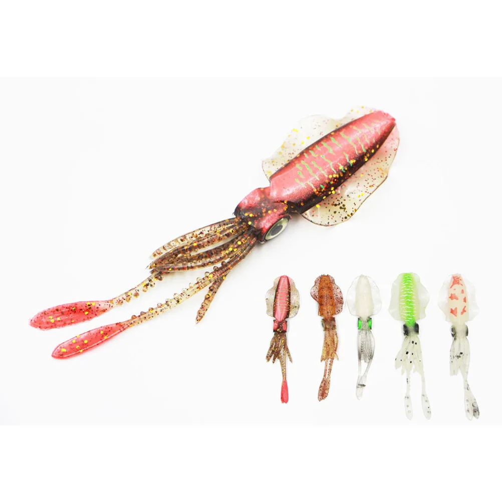 3 Pcs Octopus Soft Bait Artificial Baits Thin Fin Fishing Small Roll Squid Tackles
3 Pcs Octopus Soft Bait Artificial Baits Thin Fin Fishing Small Roll Squid Tackles