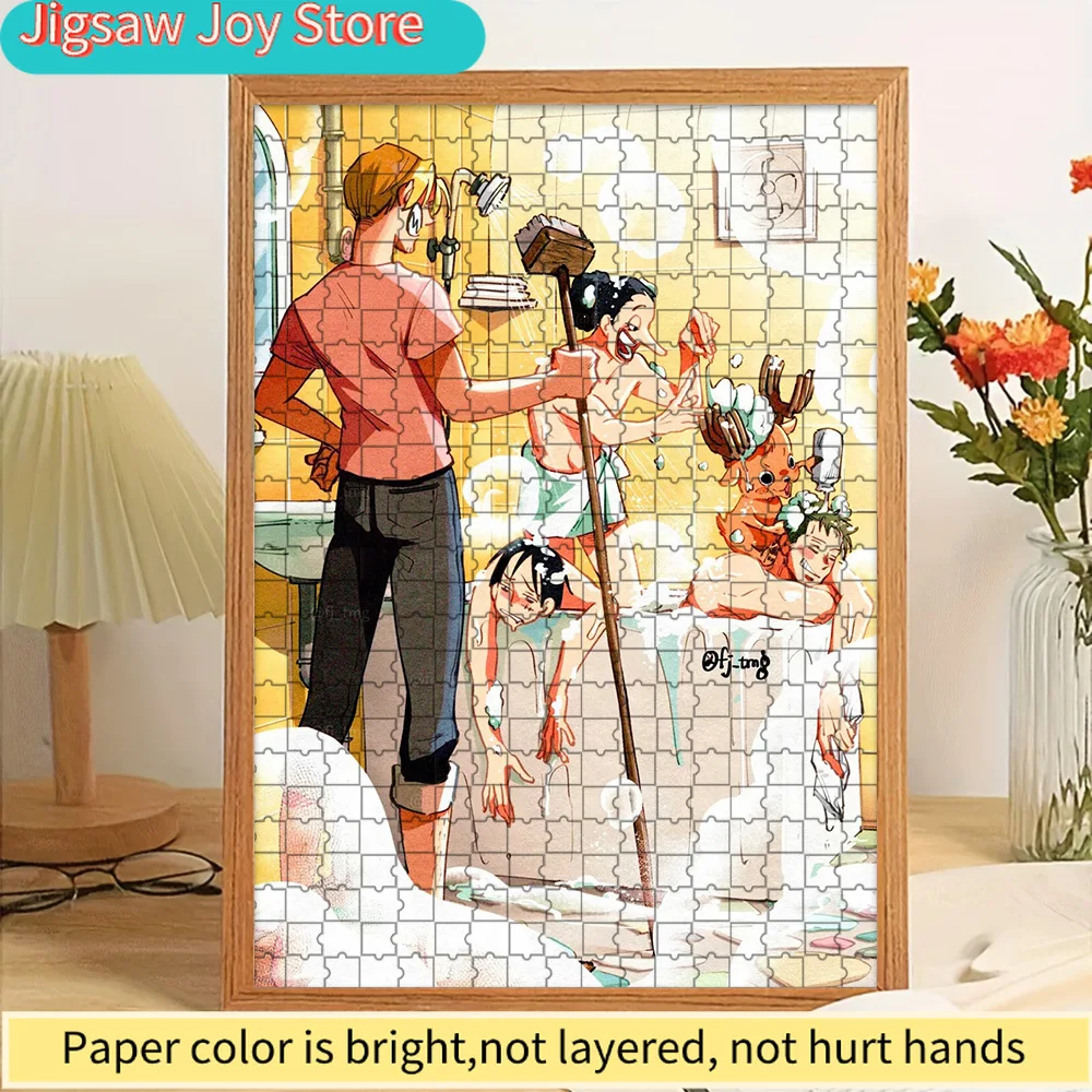 Anime One Piece Straw Hat Pirates Funny Bath Time Group Scene Paper Puzzle, Creative Gift For Anime Fans And Home Decor
Anime One Piece Straw Hat Pirates Funny Bath Time Group Scene Paper Puzzle, Creative Gift For Anime Fans And Home Decor