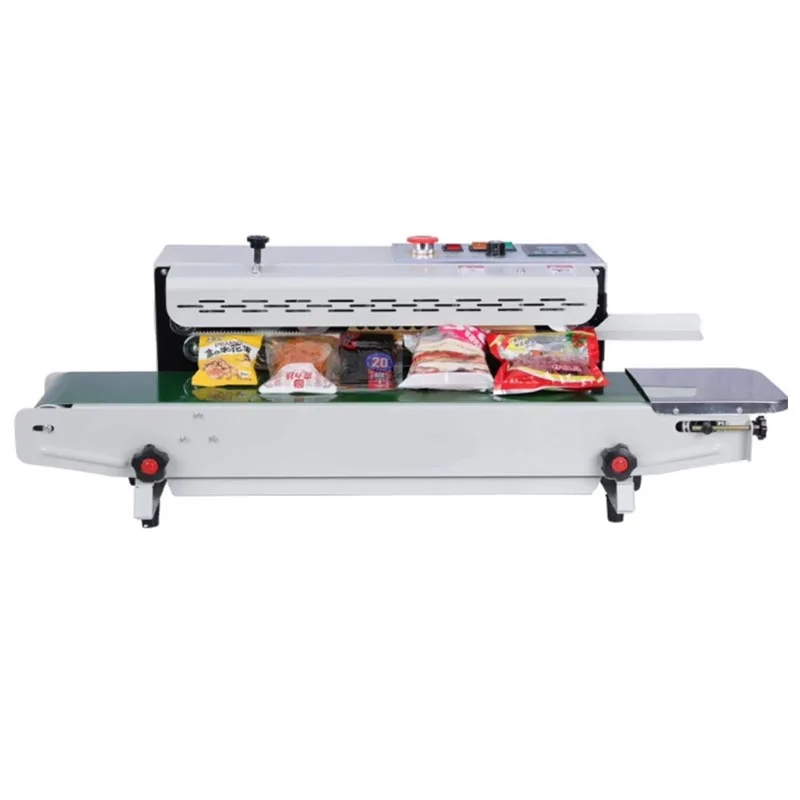 Food Bag Continuous Sealing Machine Automatic Aluminum Foil Plastic Film Packaging Bag Sealer Commercial PE Film Printing Sealer
Food Bag Continuous Sealing Machine Automatic Aluminum Foil Plastic Film Packaging Bag Sealer Commercial PE Film Printing Sealer
